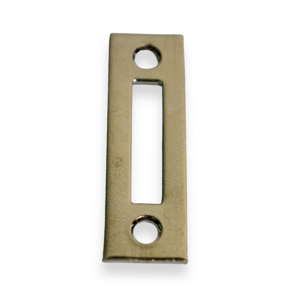 Cerradura para Mueble Slash Lock 01-101 | Acabado Niquelado y Latonado | Oval Niquelado