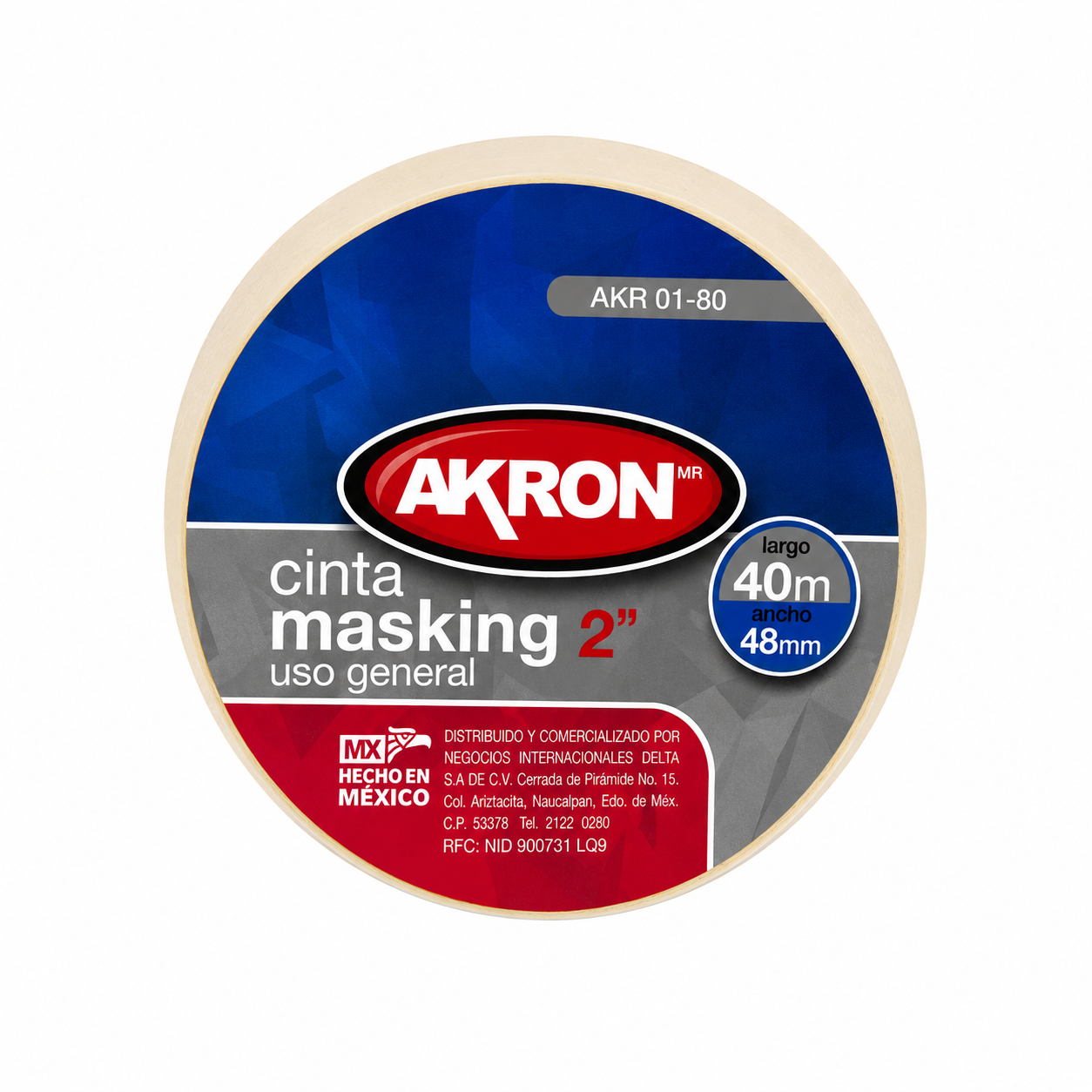 Cinta Maskin Akron 01-801 | Uso General | 40 m |   2"