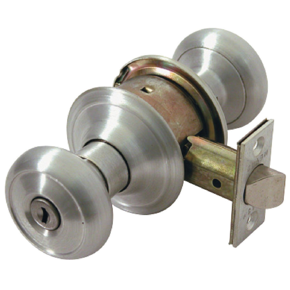 Cerradura Georgia para Baño, Recámara o Puerta Principal - Platinum p/Baño