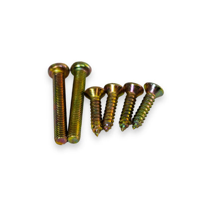 Cerradura de Pomo de Madera Bellwood para Baño, Recámara o Puerta Principal - Dorado p/Recámara