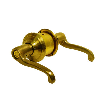 Cerradura para Baño y Recamara Mod. Flair - Baño Izq. Dorada