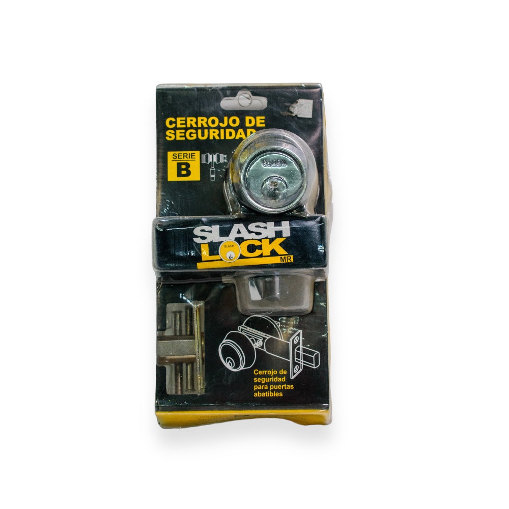 Cerrojo de Seguridad Cromo o Dorado - Llave-Mariposa Cromo