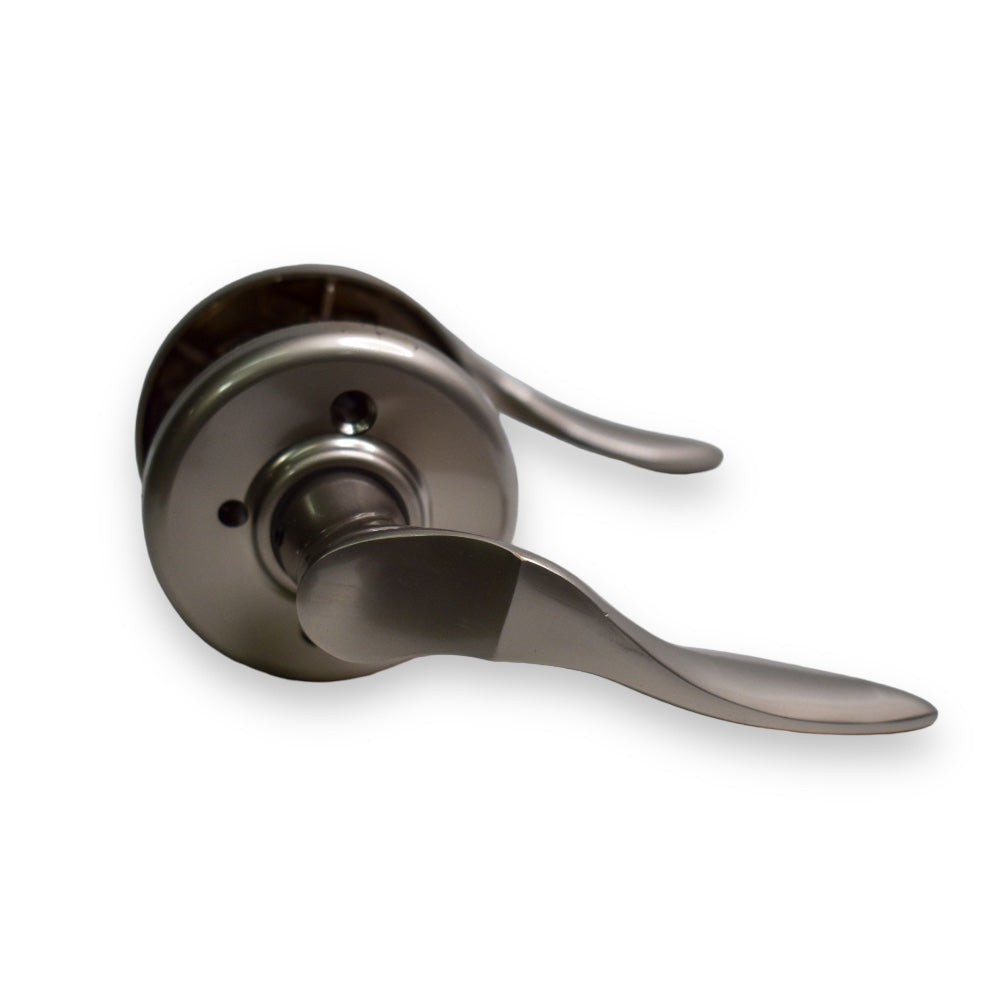 Cerradura de Manija Baño/Recamara Distintos Acabados - Rec. - Cromo Mate