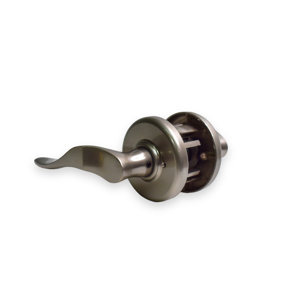 Cerradura de Manija Baño/Recamara Distintos Acabados - Baño - Cromo Mate