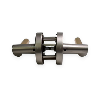 Cerradura de Manija Mod. Belaggio - Baño - Gris y dorado