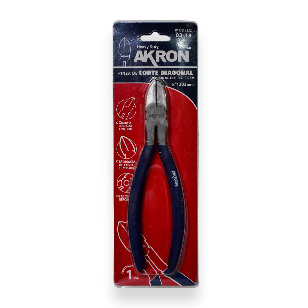 Pinza De Corte Diagonal 8" Akron
