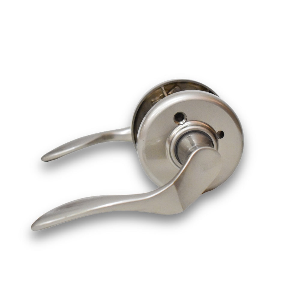 Cerradura de Manija Venecian para Baño o Recámara - Gris