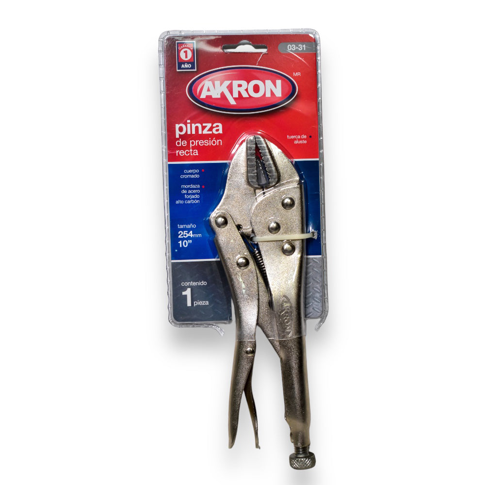 Pinza de Presión Recta 10"