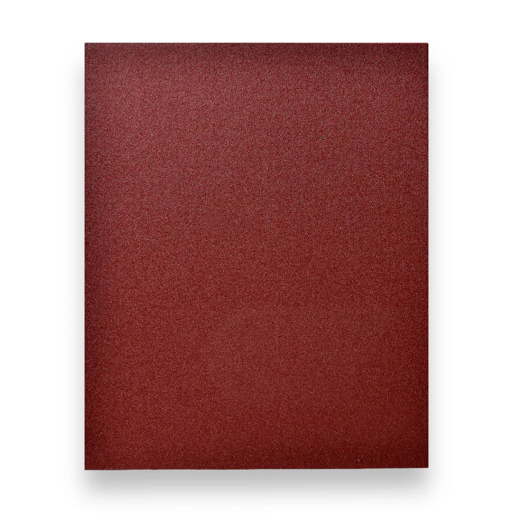 Lija de Esmeril Rojo Akron AKR06-17 | Grano 120 | 25 Hojas