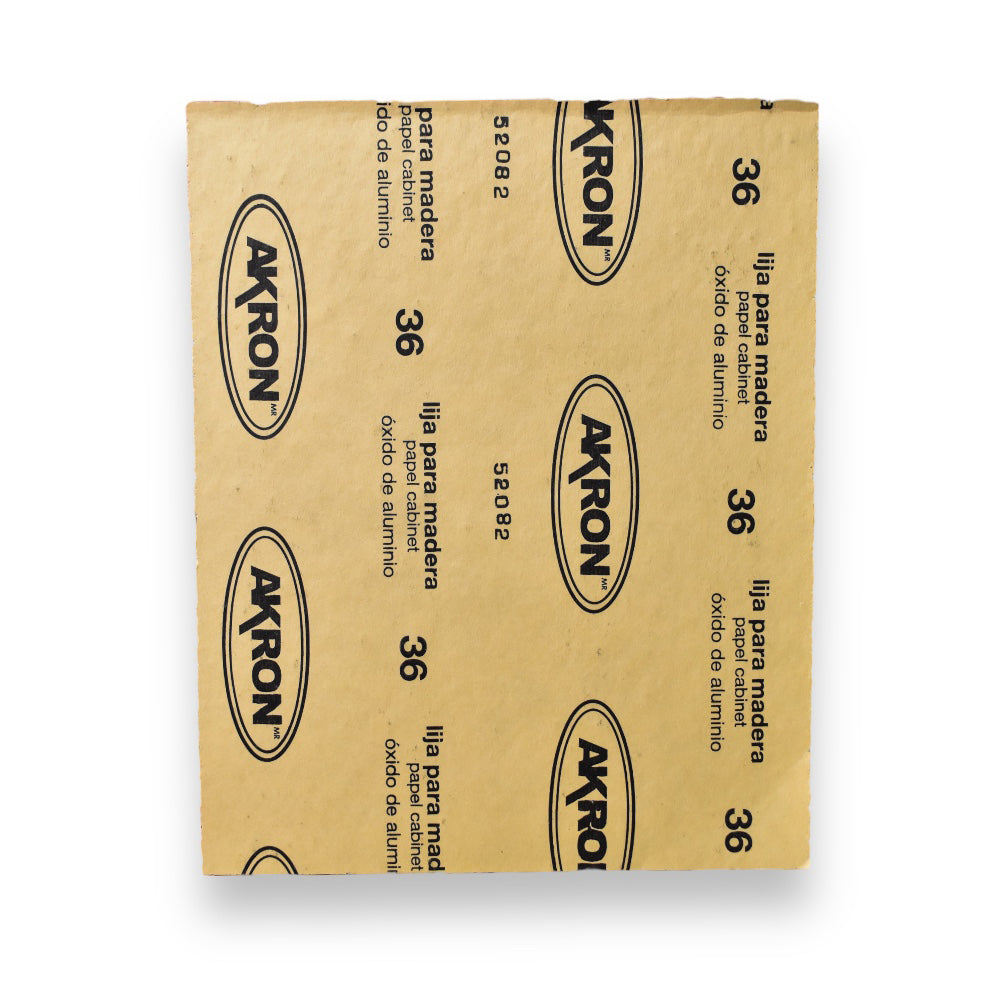 Lija de Madera 25 Piezas Varias Medidas - Grano 36