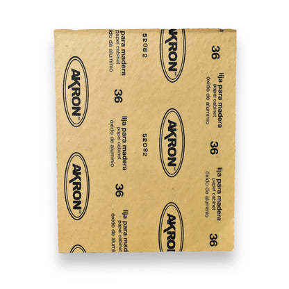 Lija de Madera 25 Piezas Varias Medidas - Grano 36