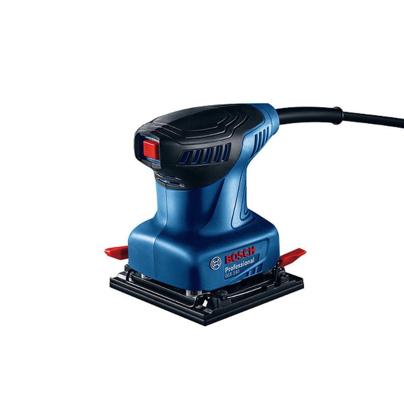 Lijadora Orbital de Palma Bosch GSS 140 220W 127V con 3 lijas