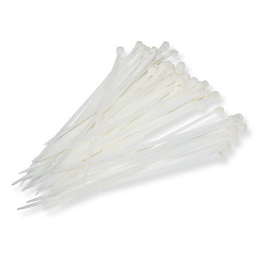 Cinchos de Plástico Akron 08-04 | Color Blanco |  50 Pzs  | 4.6 x 200 mm