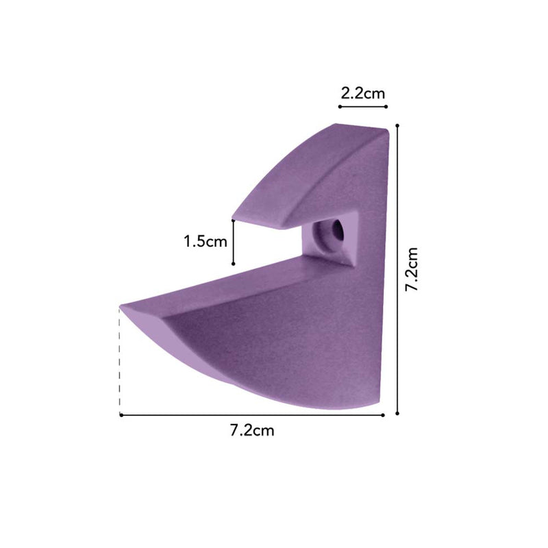 Soporte Concept 20kg 7.2x2.2x7.2 cm (Par) - Lila