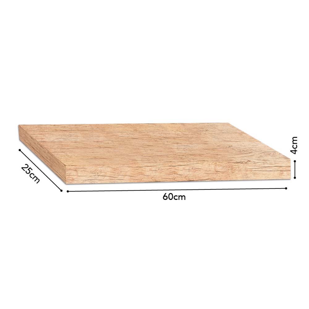 Repisa Recta Tendenza Collection 4x25 - 4x25x60CM/Vintage