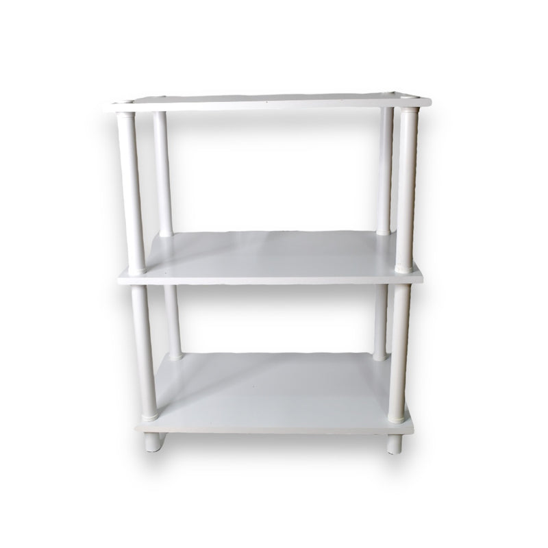 Estante  Adaptable Prat-k Blanco y Tabaco 60x35x75cm - Blanco