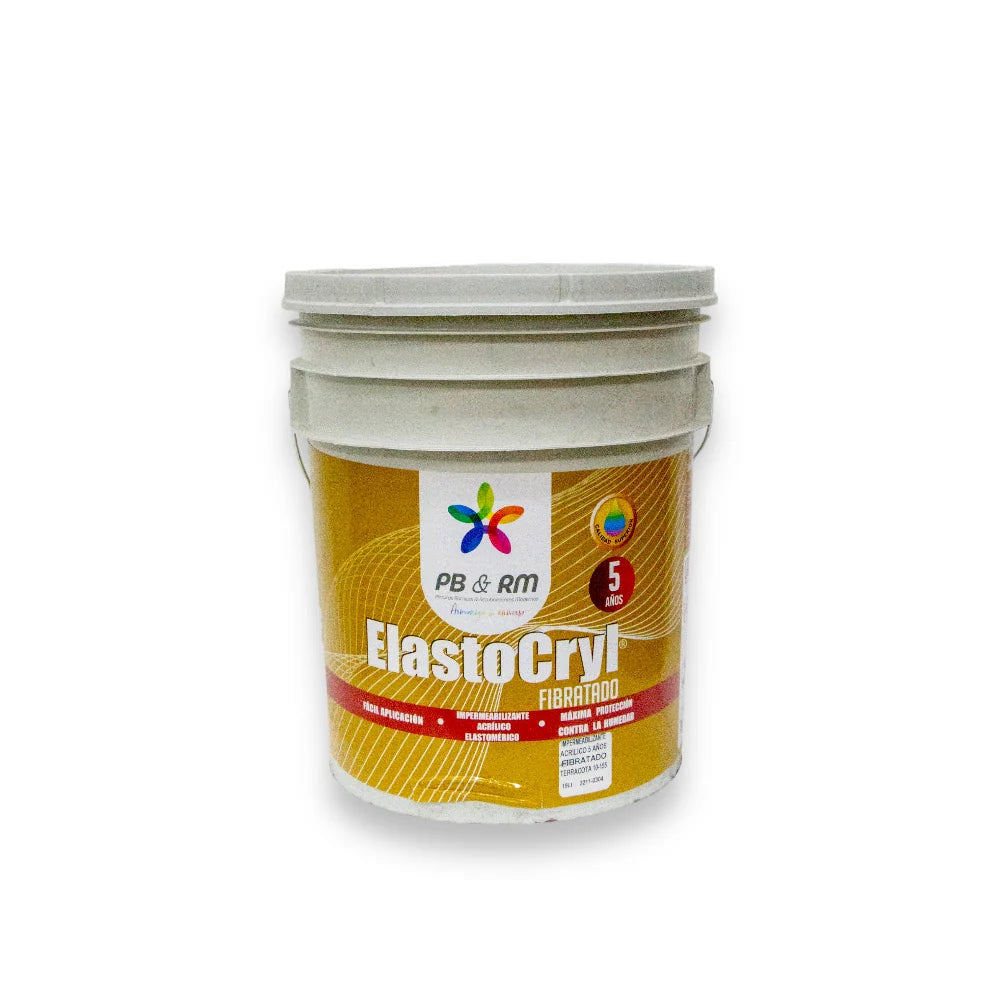 Impermeabilizante Akron 10-155 | 5 Años | Acrílico | Terracota | Fibratado | 19L