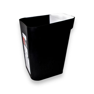 Basurero Office Negro Prat-k 24x24.5x26x5cm - Blanco