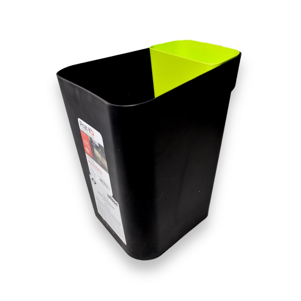 Basurero Office Negro Prat-k 24x24.5x26x5cm - Verde