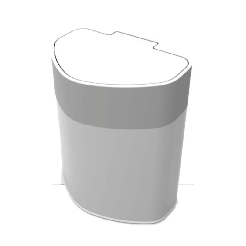 Basurero para Cocina Prat-k, 23.5 x14.5 x 23cm - Blanco