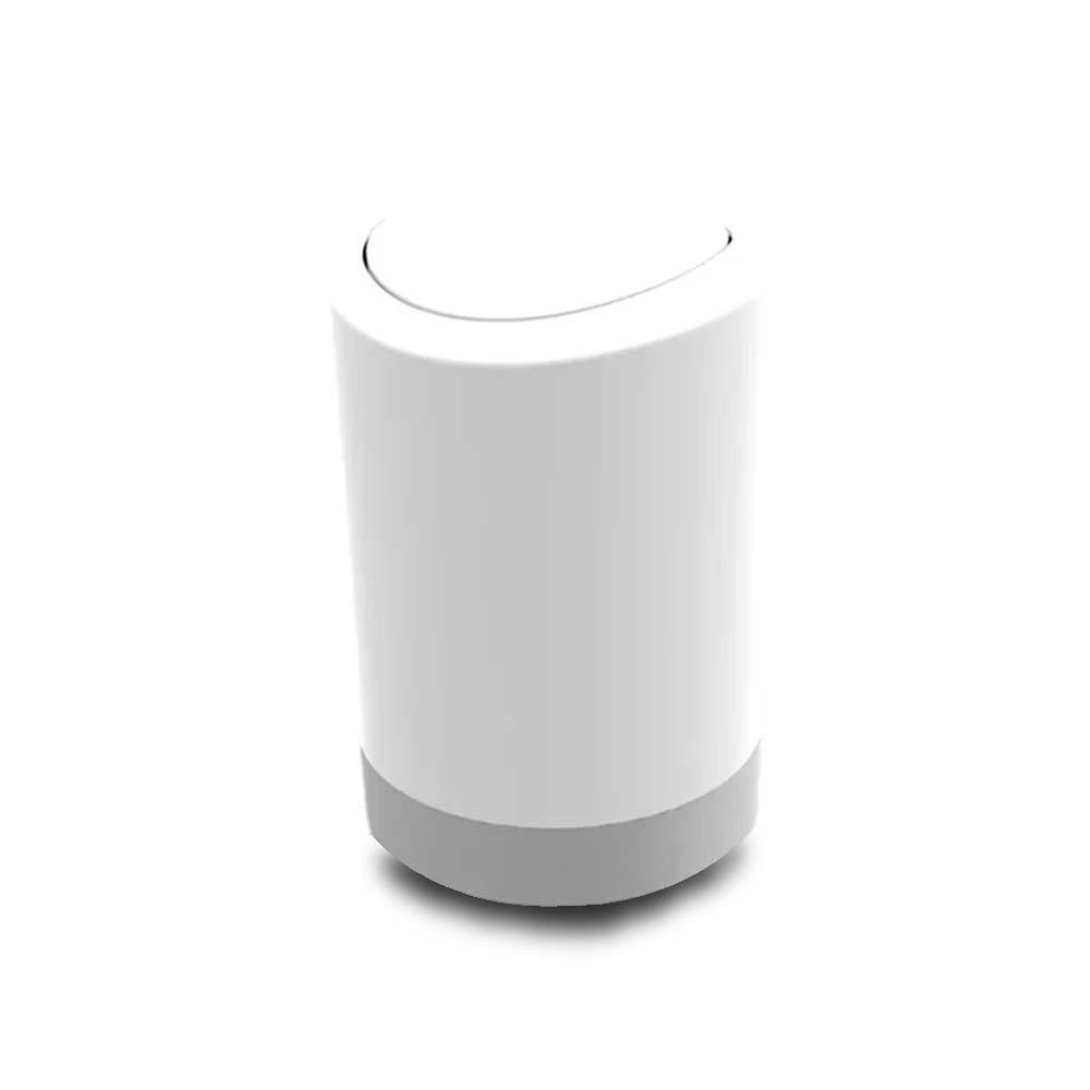 Basurero Clic Blanco para baño Prat-k