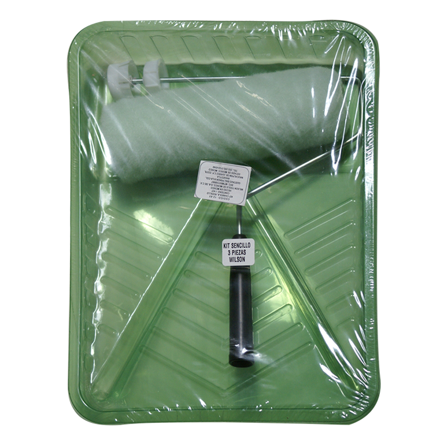 Kit de Pintura 2 pzs Charola Plástica y Rodillo