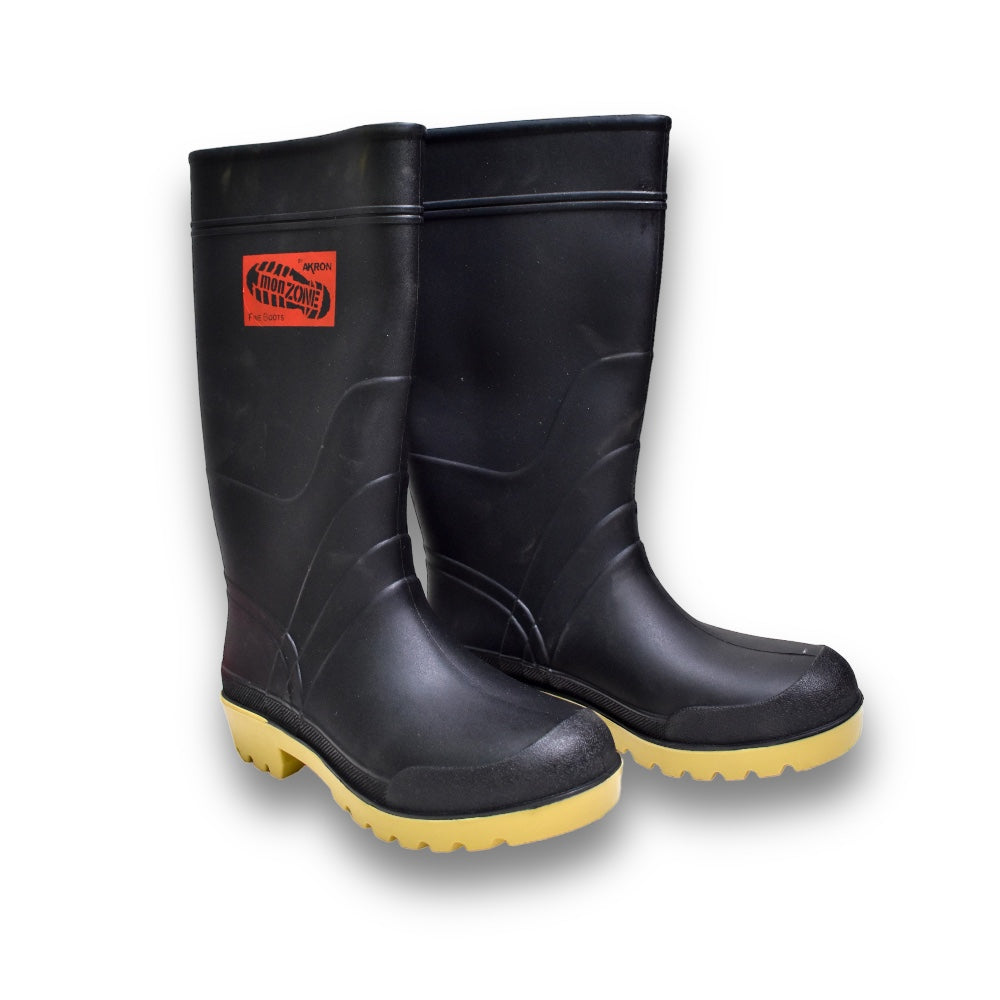 Bota Sanitaria Negra Plástica Akron 15-100 | Semi-Industrial | núm. 28