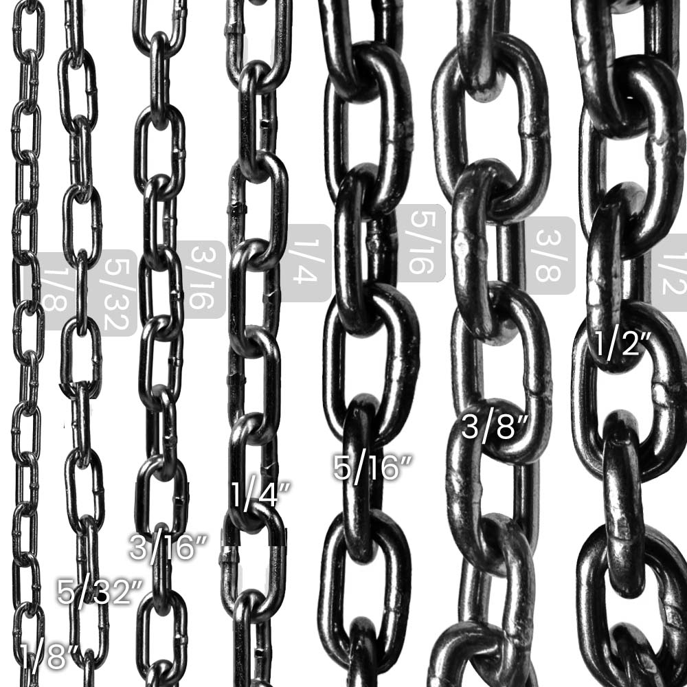 Cadena de Acero Pulida Akron 15-52 | Electrosoldada | Grado 30 | 1/4"