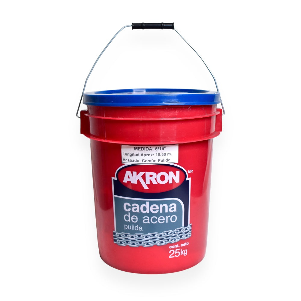 Cadena de Acero Pulida Akron 15-53 | Electrosoldada | 5/16"