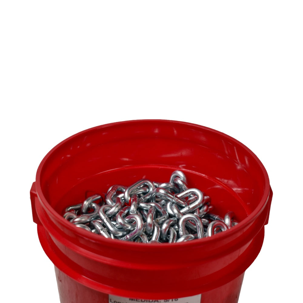 Cadena de Acero Galvanizado Akron 15-63 | Grado 30 | Electrosoldada | 5/16"