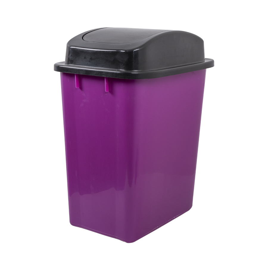 Bote de Basura Rectangular con Balancín - Mediano