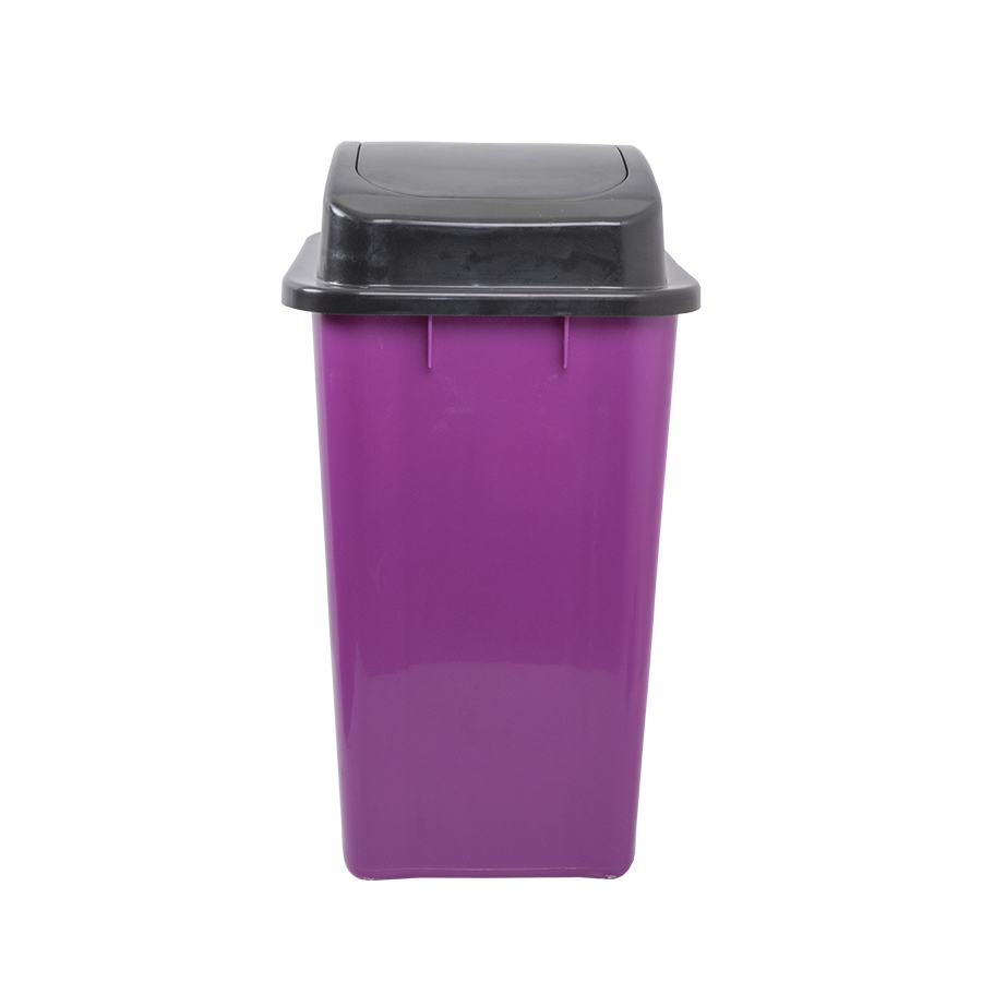 Bote de Basura Rectangular con Balancín - Mediano