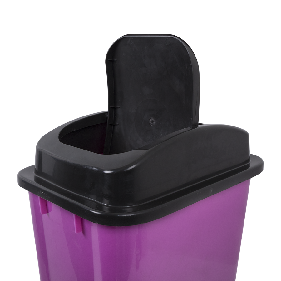 Bote de Basura Rectangular con Balancín - Mediano