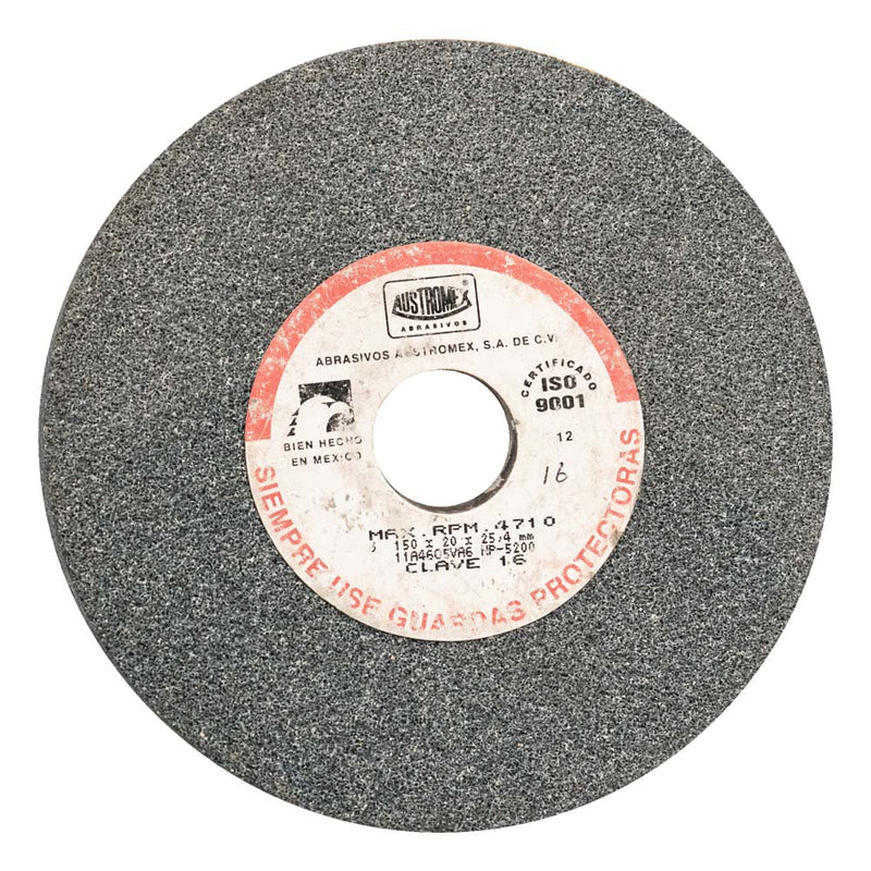 Rueda Abrasiva Austromex - T/1 Gris U.Gral. 6x3/4"Aust.46