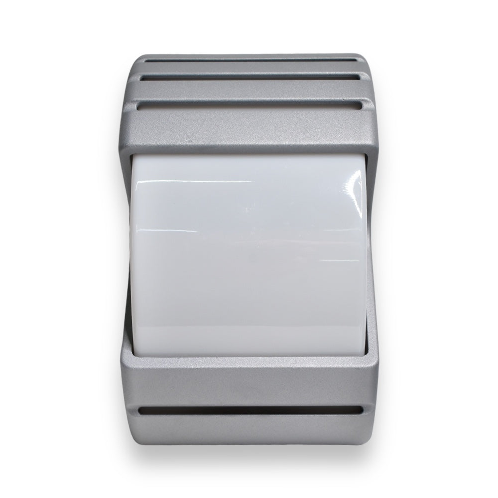 Aplique 1834-G|  Pared Exterior | Corta E-27 | Gris Plata