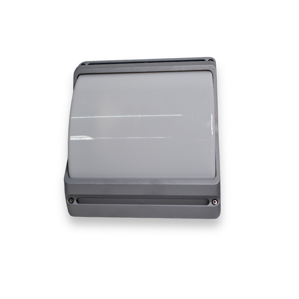 Plafón de Luz Exterior - Gris Plata