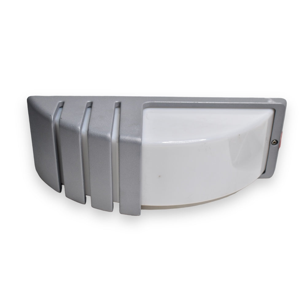 Aplique de Pared Exterior Larga E-27 - Gris silver