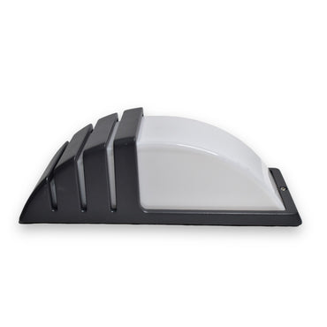 Aplique de Pared Exterior Larga E-27 - Gris mate