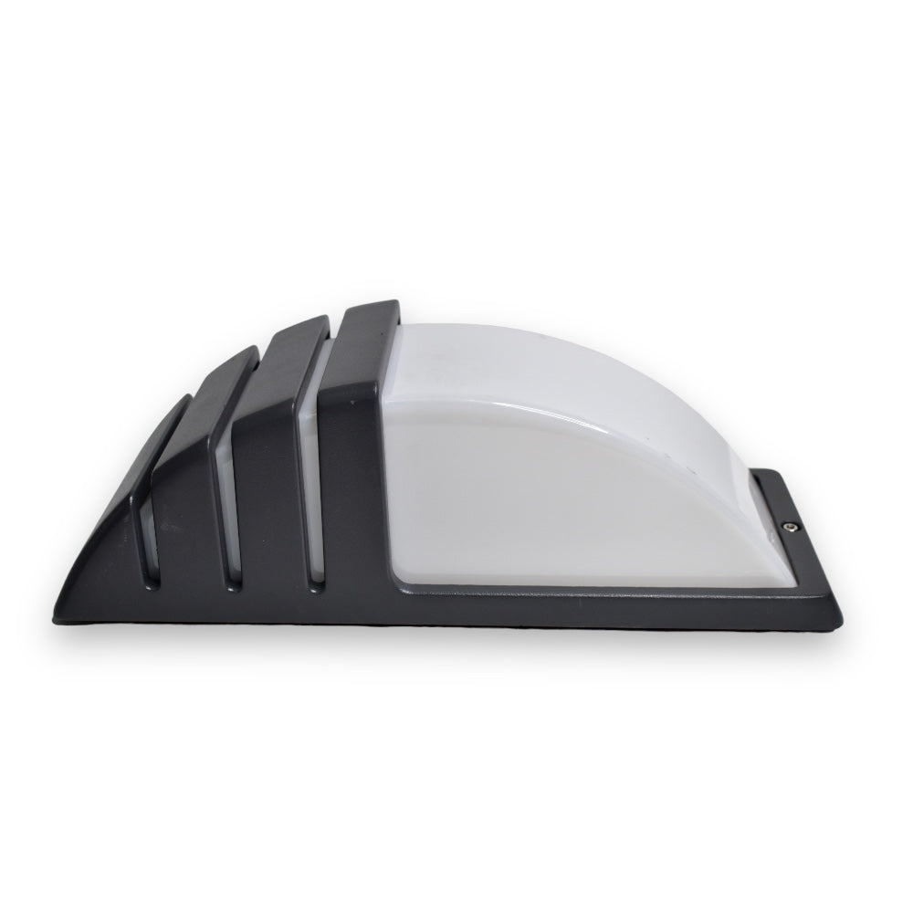 Aplique 1836-N|Pared Exterior | Larga E-27 | Gris mate