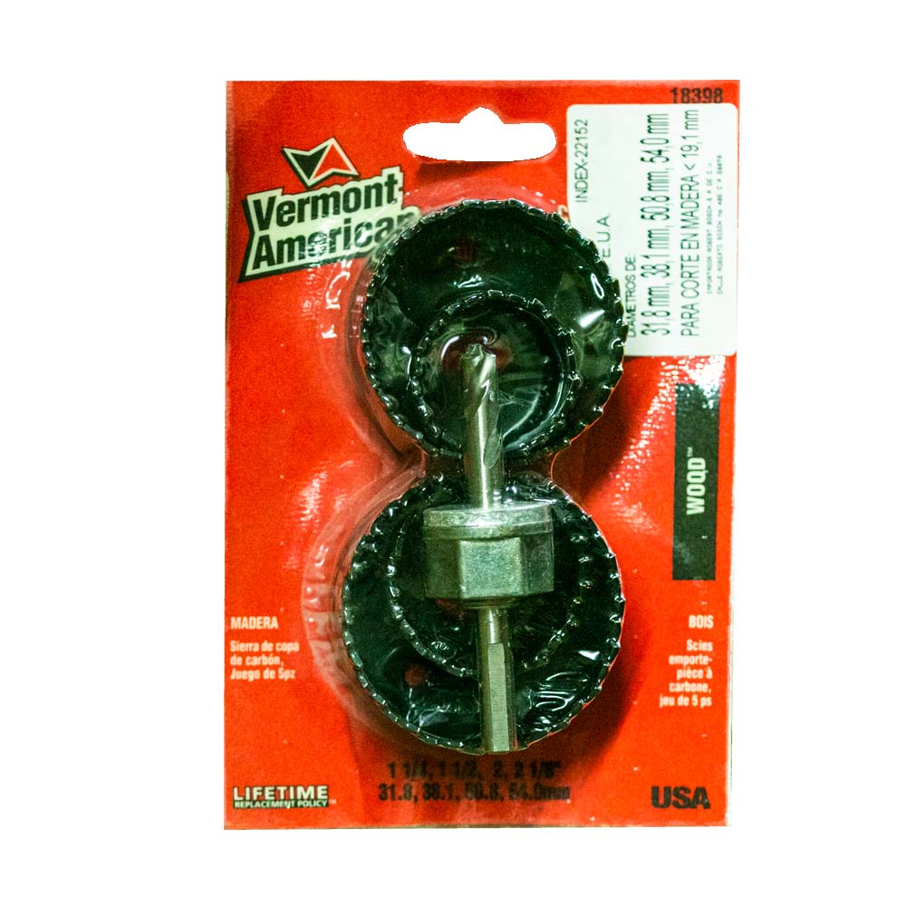 Juego de Brocas Sierra 5 pzas para Chapa