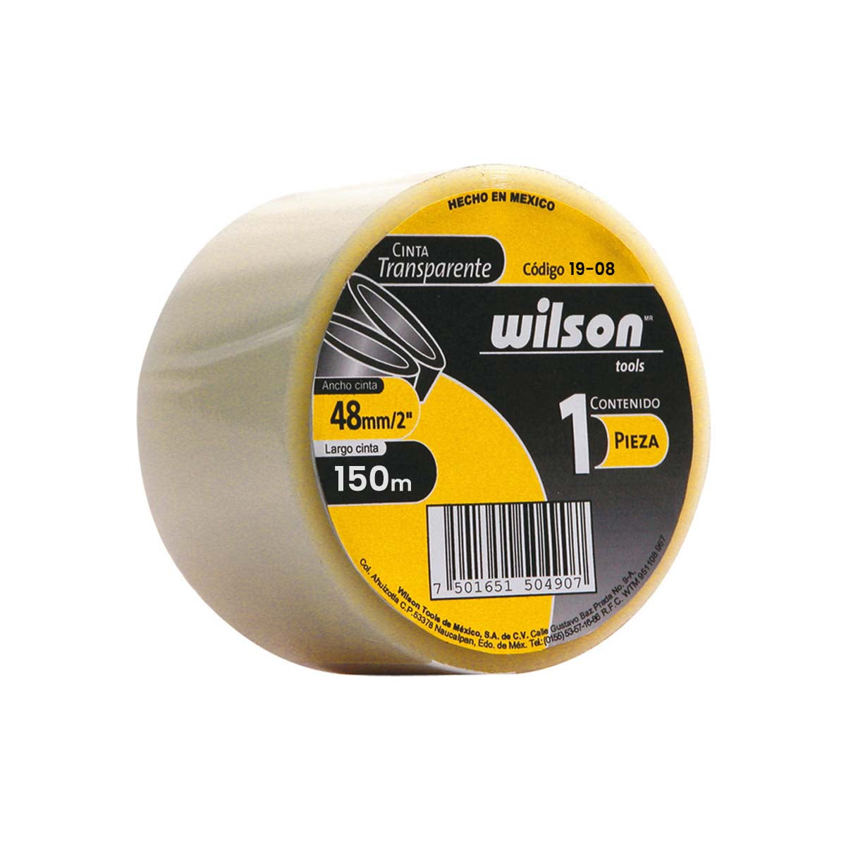 Cinta Transparente 48mm x 150mts, 1 pza