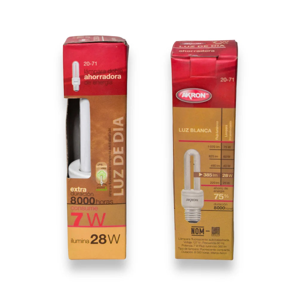 Foco Doble Mini Akron 20-71 | Luz Cálida | 8000H/7W/28W