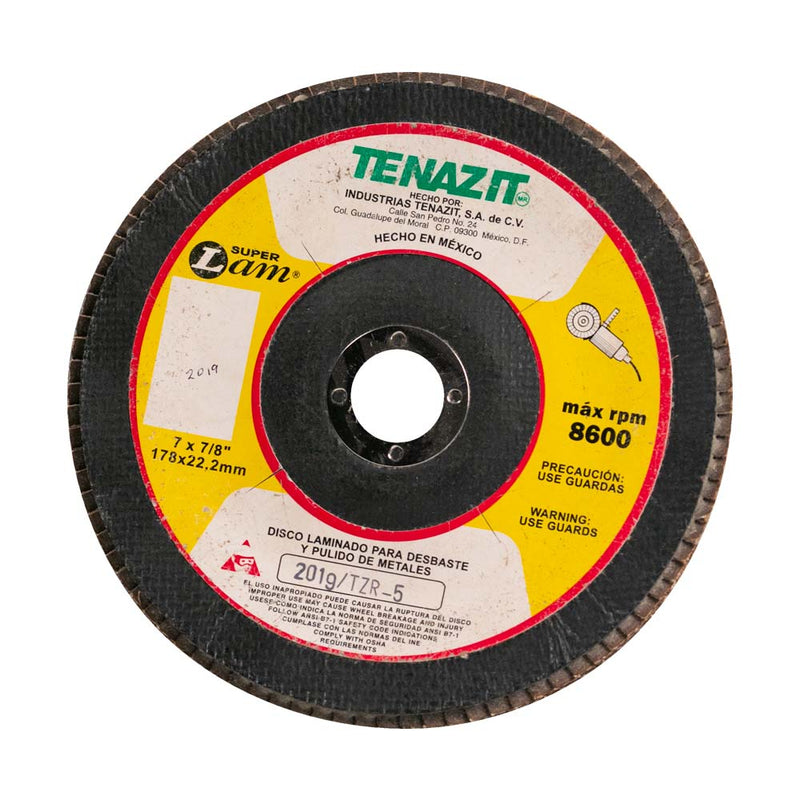 Disco Laminado de Desbaste y Pulido de Metal T29 7X7/8G50