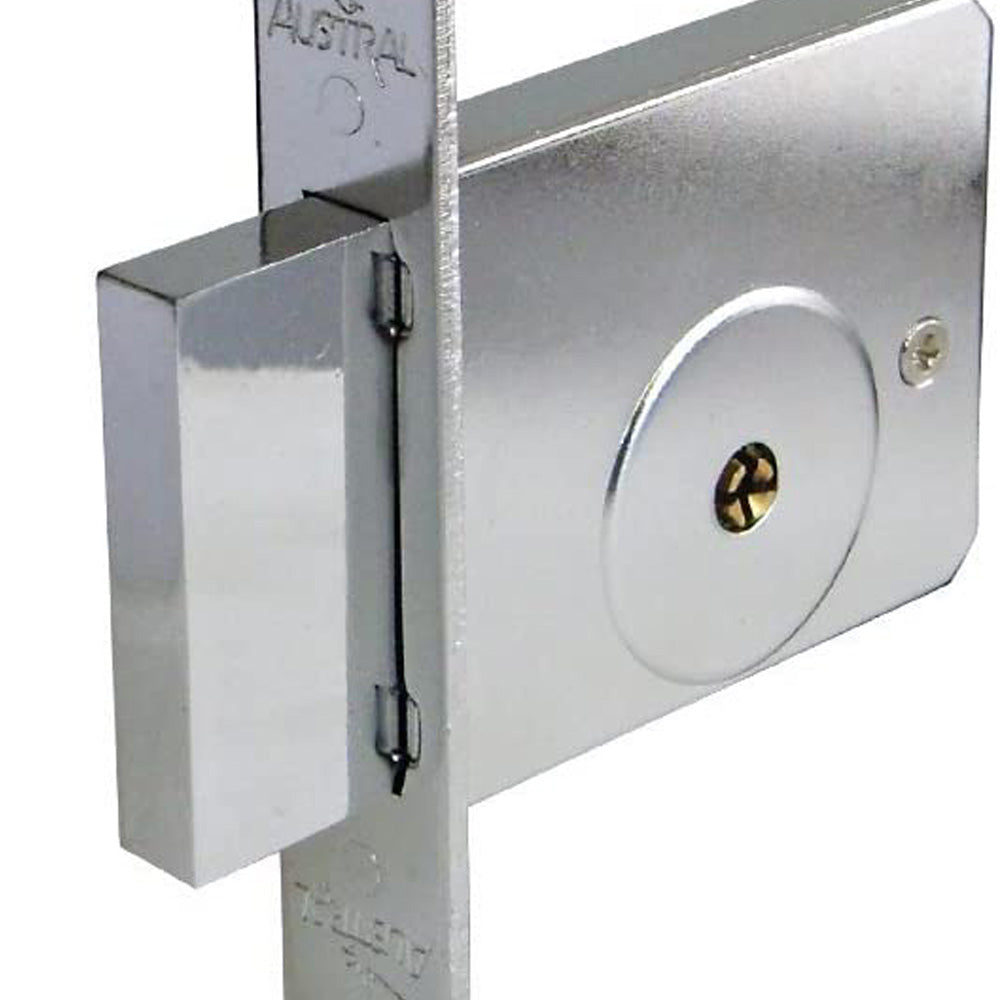 Cerradura para Puerta Niquelada