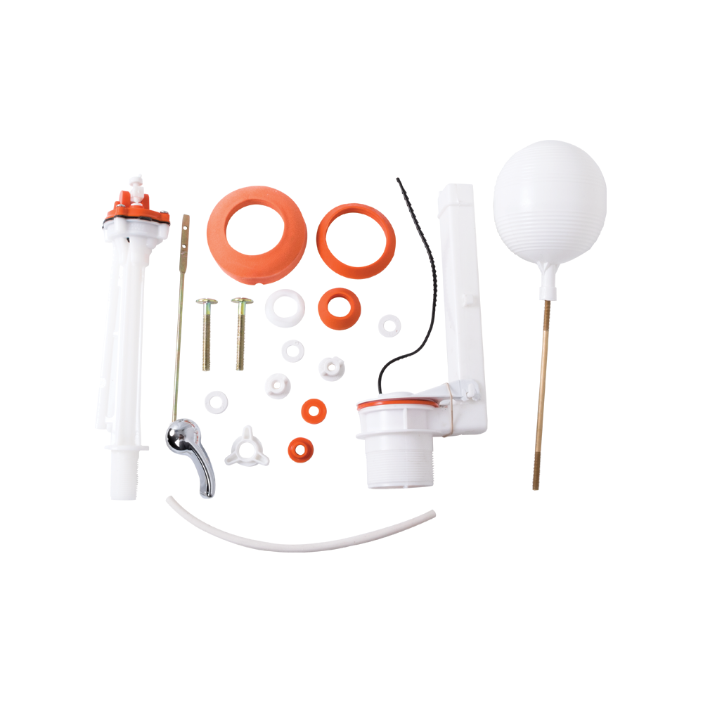 Herraje para Sanitario (WC) Akron  2107|| Altura 10" | Salida 2" | Roasmaster