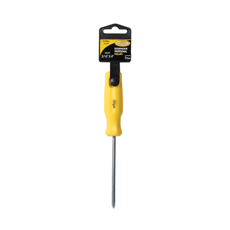 Desarmador de Cruz Phillips 3/16x4” | wilson | 22-03