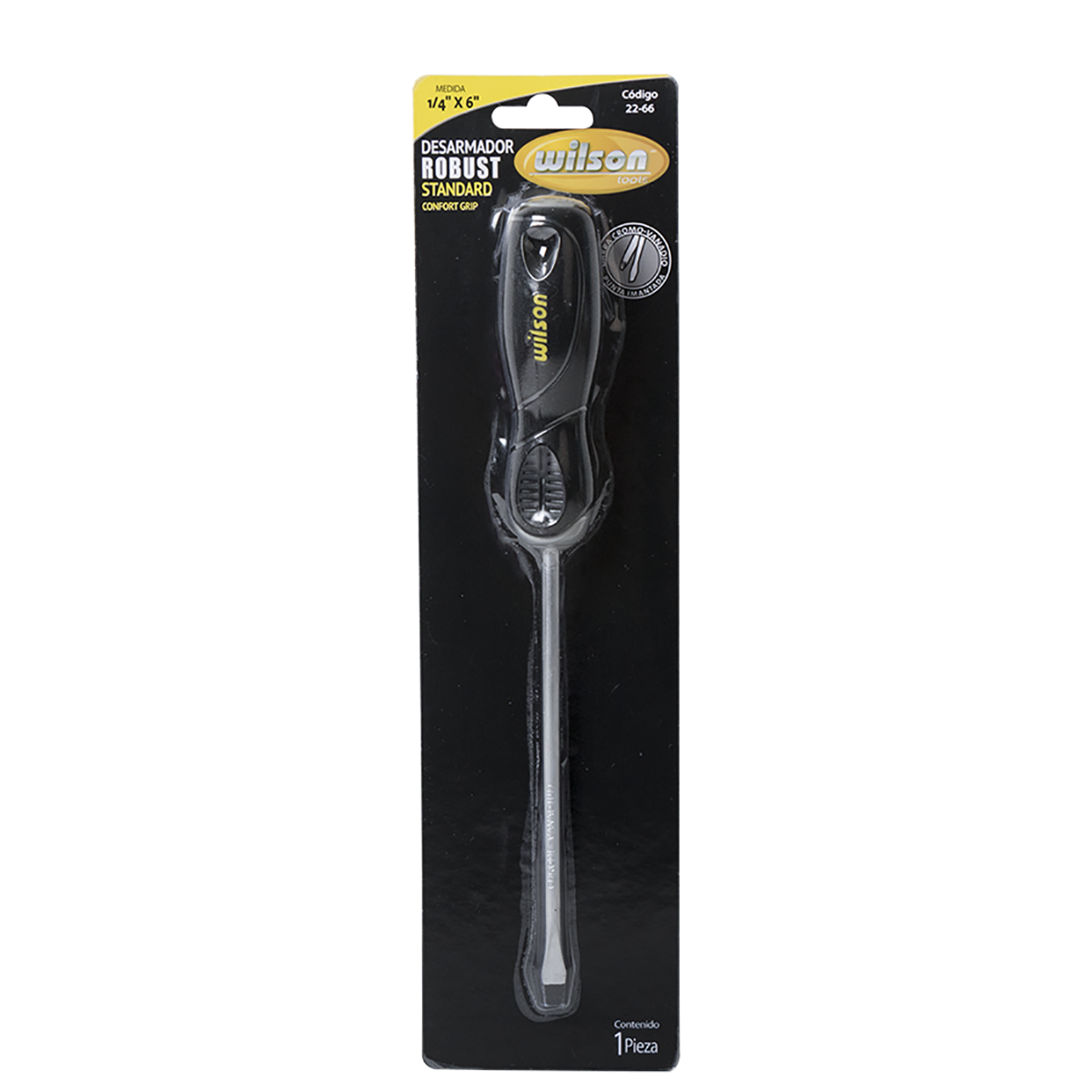 Desarmador de Cruz Philips Robust 3/16", 1/8" x 4" - 3/16" x 4”
