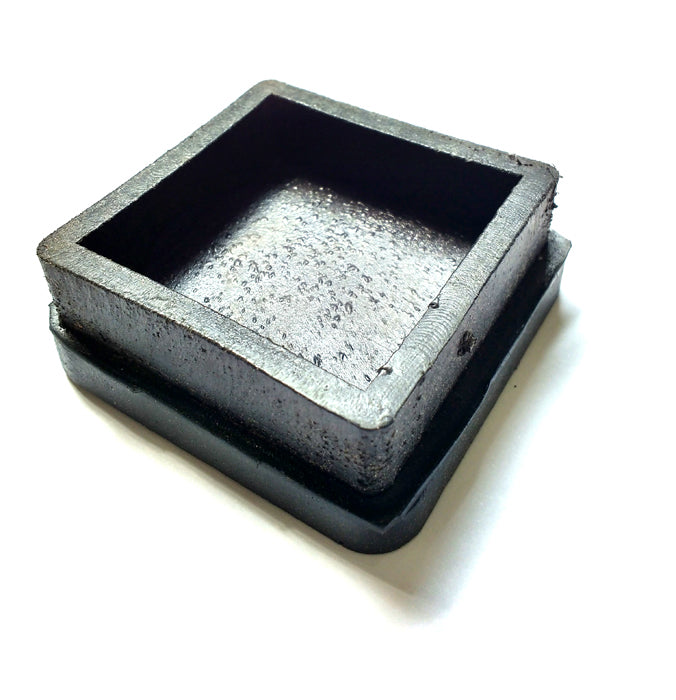 Regatón Tapón Cuadrado de Goma 1/2" a 2", Caja 100 piezas - 3/4"