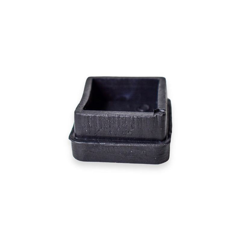 Regatón Tapón Cuadrado de Goma 1/2" a 2", Caja 100 piezas - 1"
