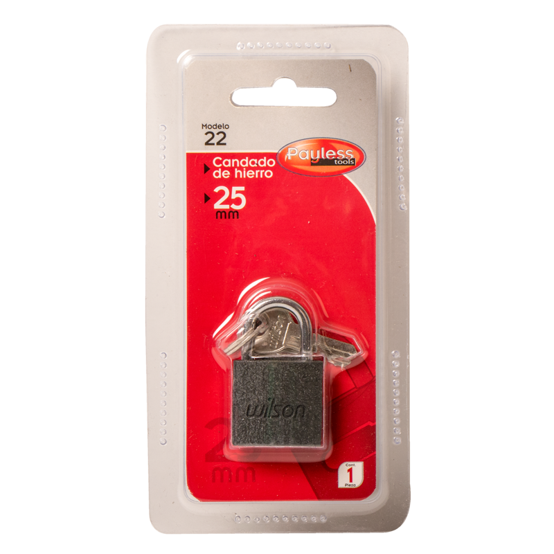 Candado de Hierro 25, 32, 38, 50mm - 25mm